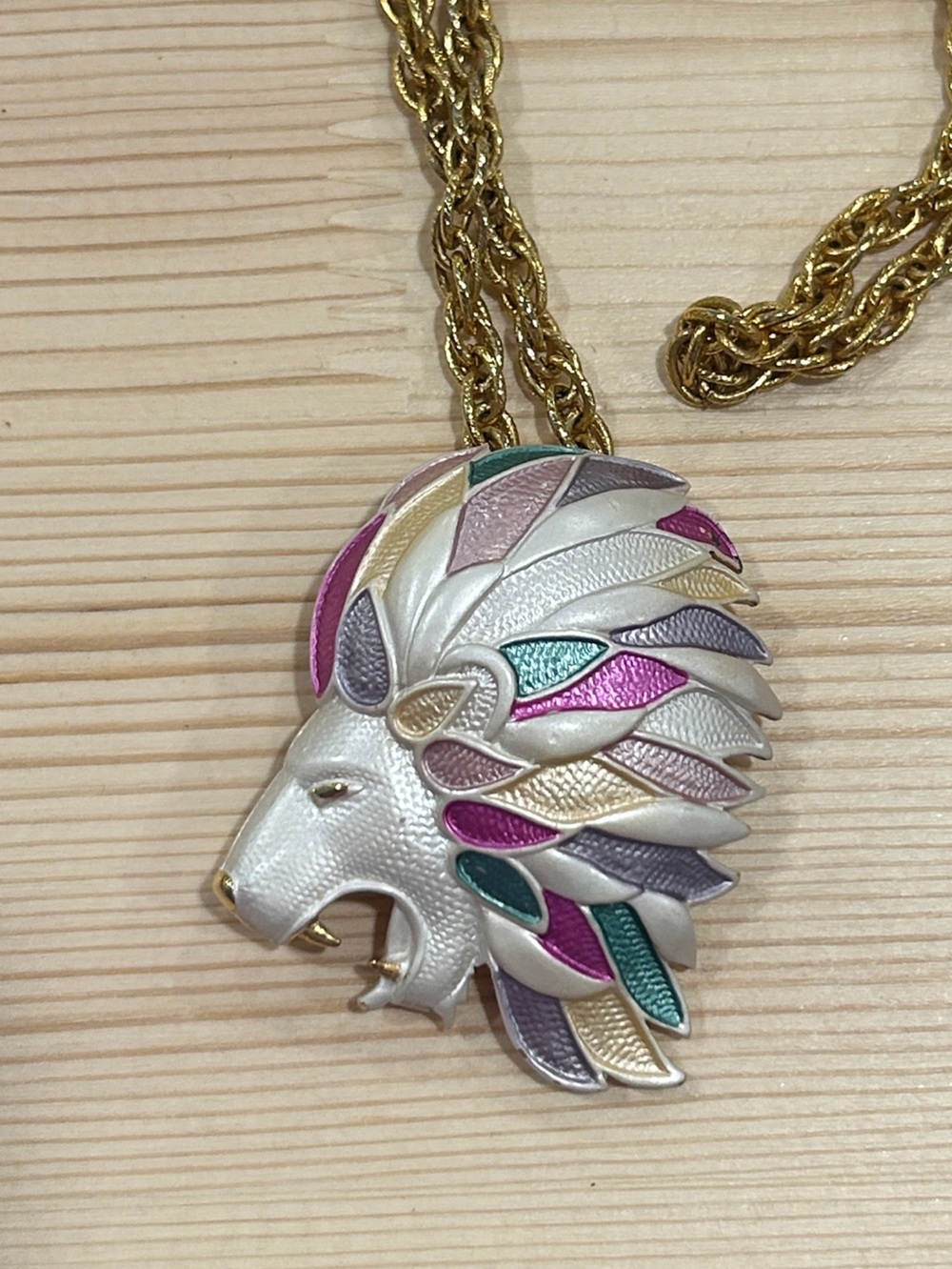 Vintage HMS lion Pendant